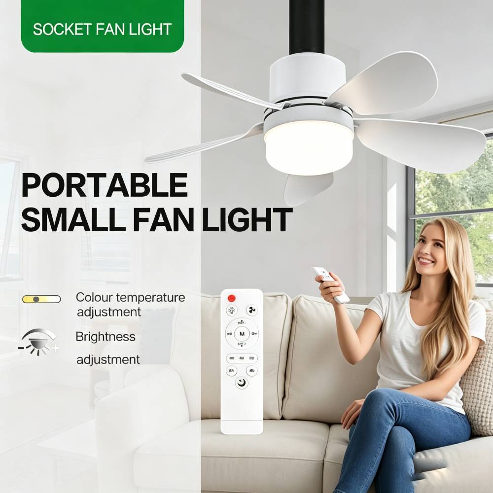 Home Lighting And Decor - Ventilador de Teto com Luz e