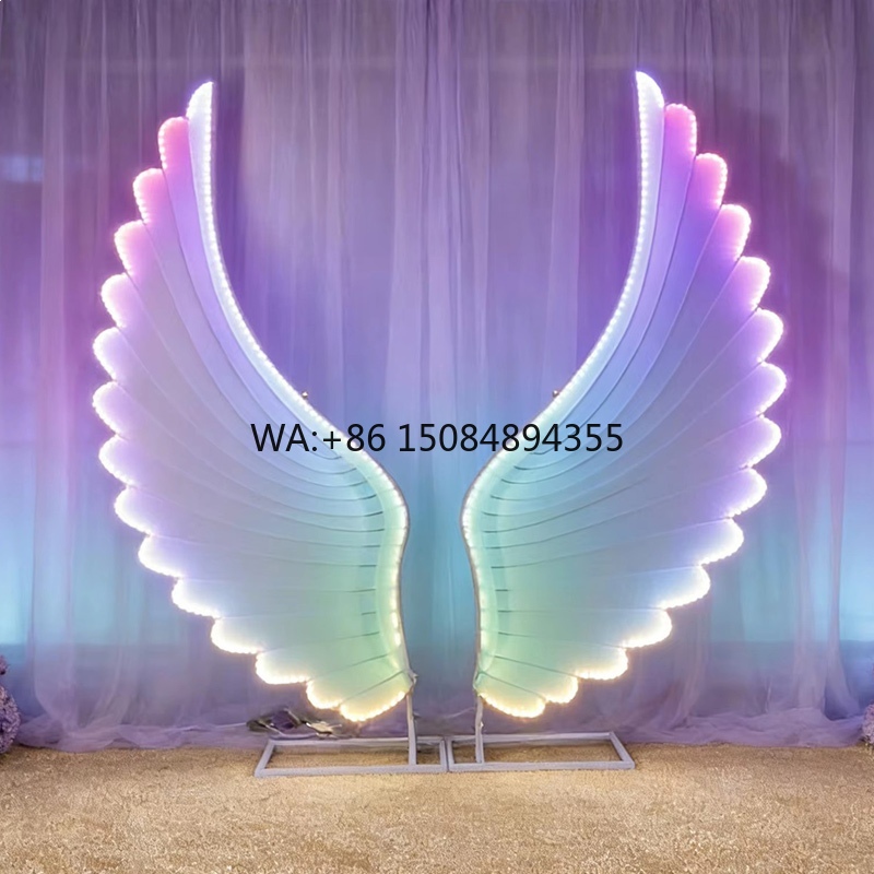 Lighting Decor For Wedding - Asas de Anjo Iluminadas com LED