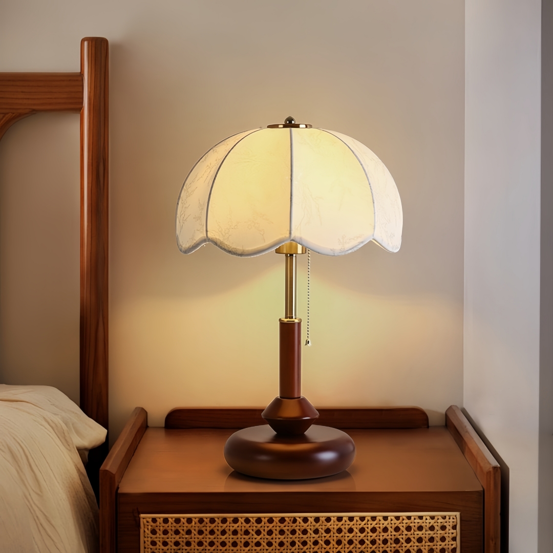 Home Lighting And Decor - Luminária de Mesa Vintage com Cúpula