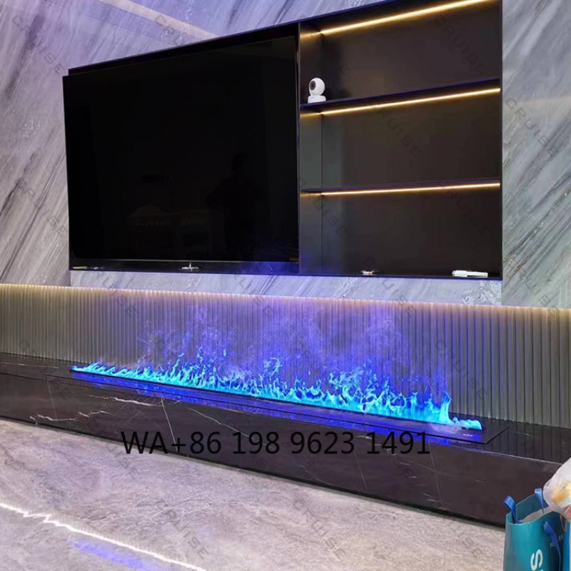 Lighting Decor For Wedding - Lareira a Vapor 3D com Luz