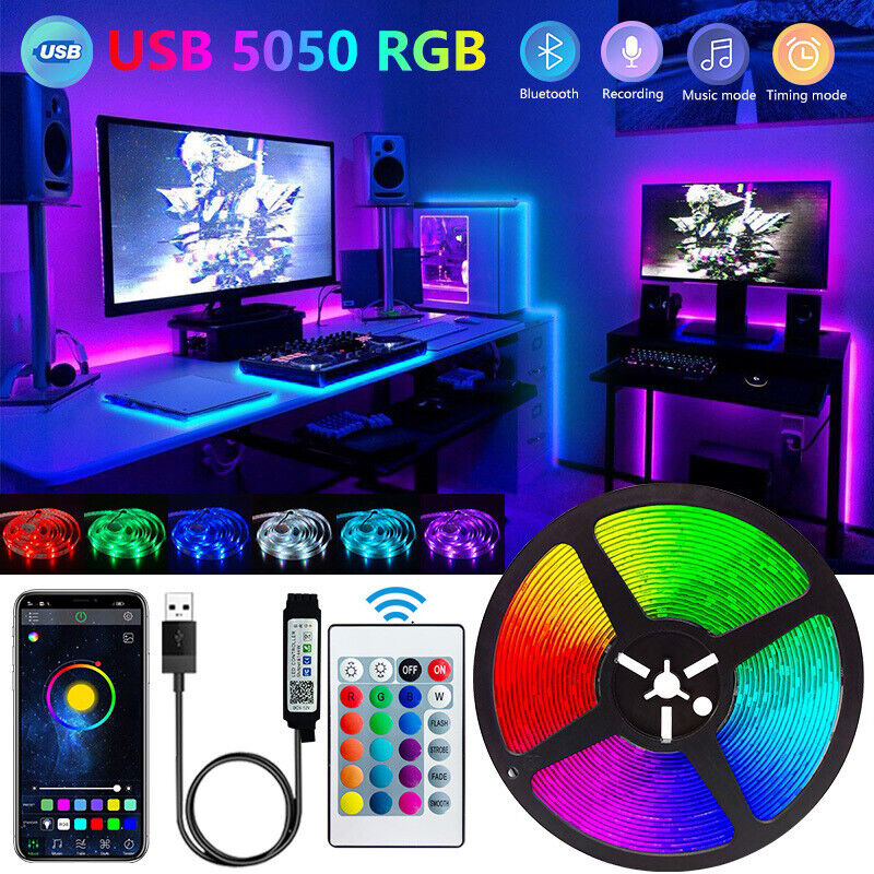 Lighting Bolt Decor - Bluetooth LED Lights Strip 5050, Smart