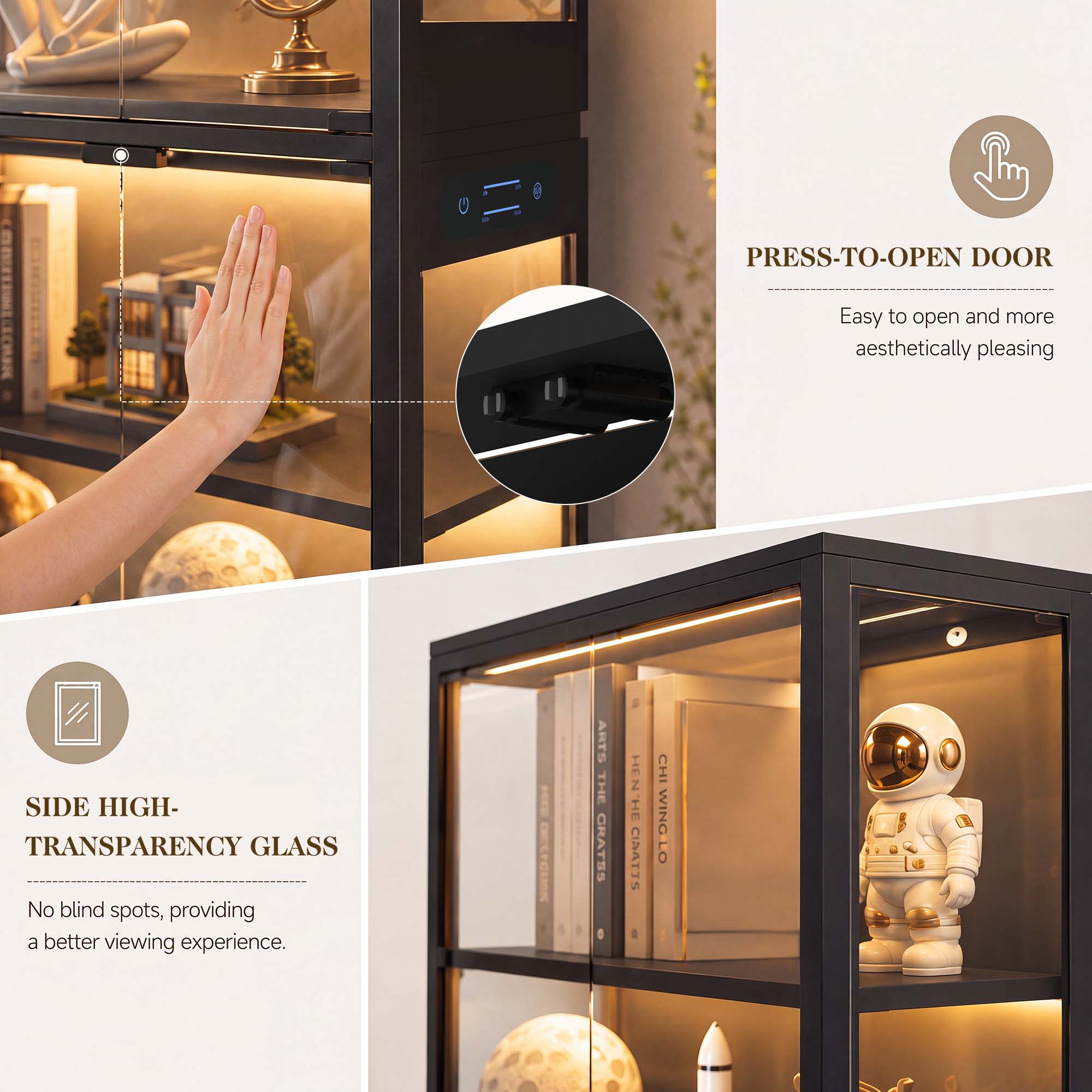 Armário Expositor TCGBKAF de 5 - Home Lighting And Decor avaliação e preço
