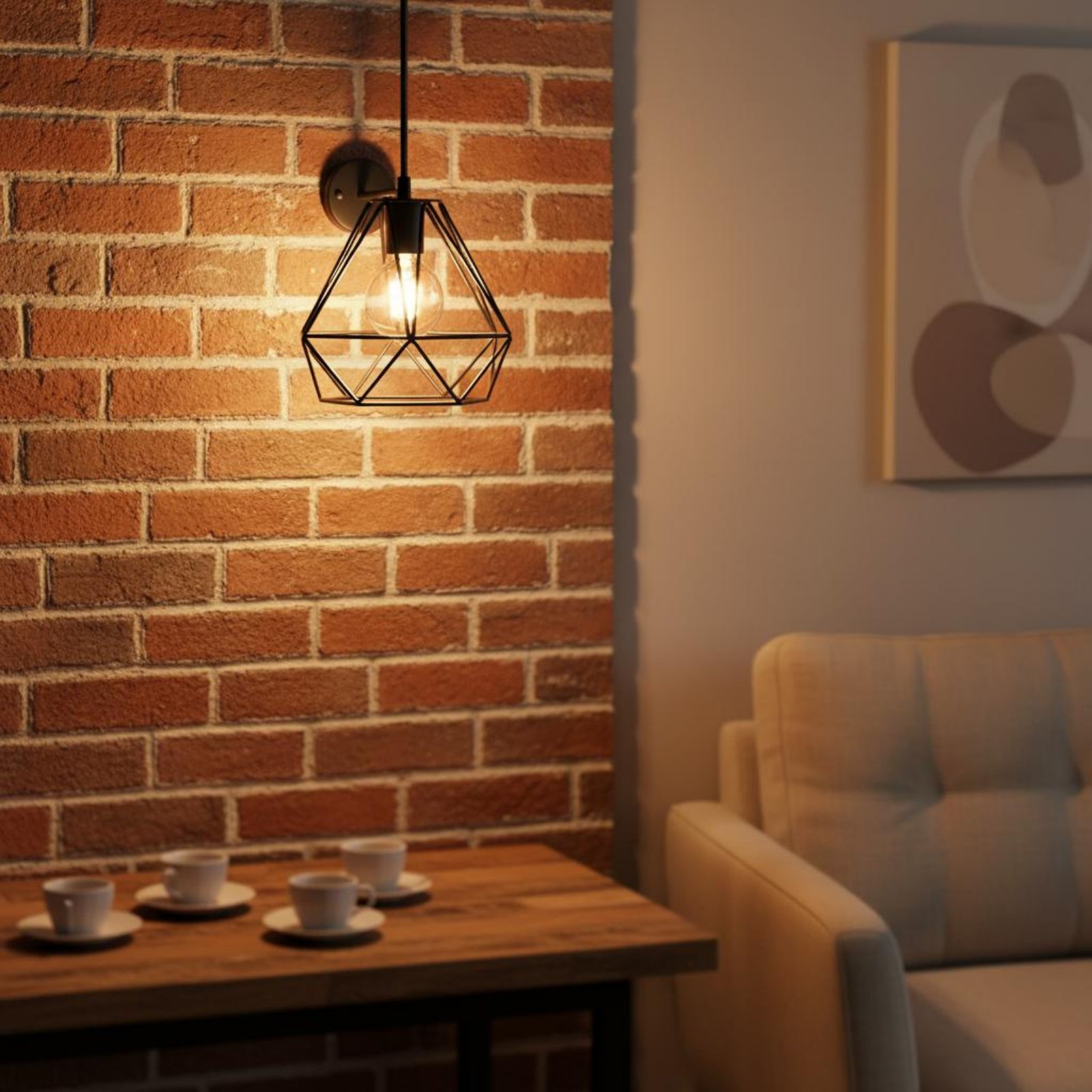 Abajur em Forma de Losango, Lu - Geometric Lamp Shade avaliação e preço