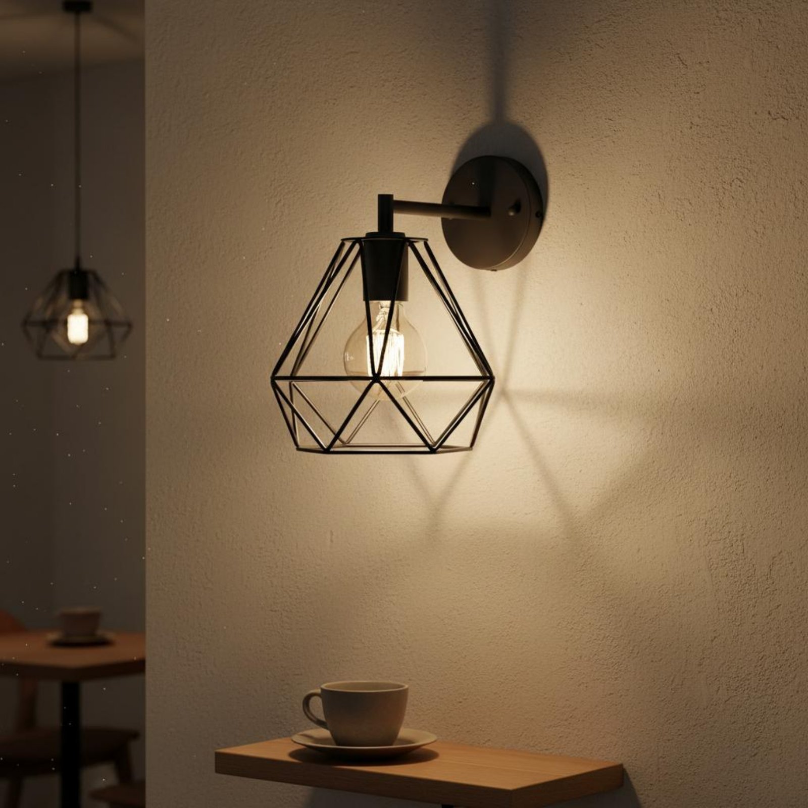Abajur em Forma de Losango, Lu - Geometric Lamp Shade avaliação e preço