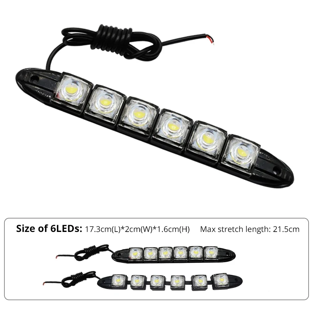2 pçs led à prova dwaterproof  - Lighting Bolt Decor avaliação e preço
