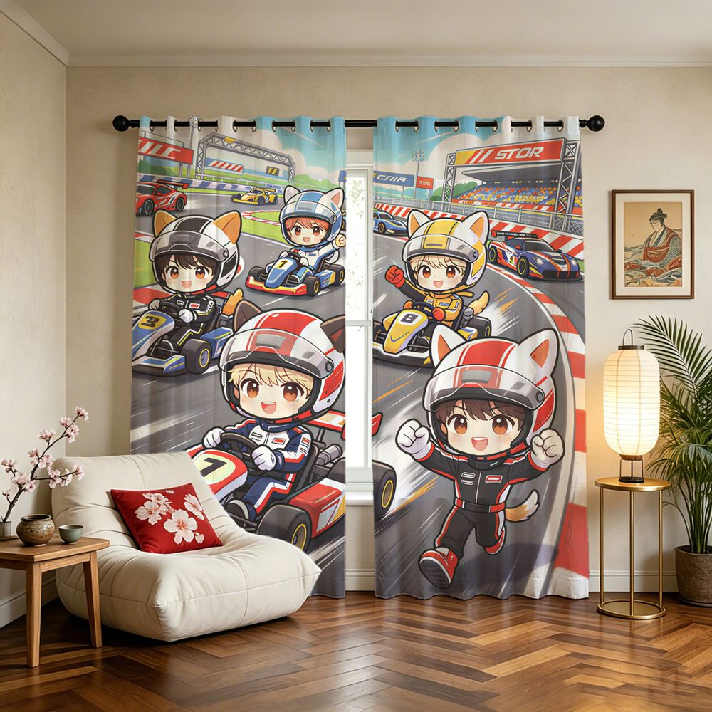 Cortinas com estampa digital d - Decor Kart Lighting avaliação e preço