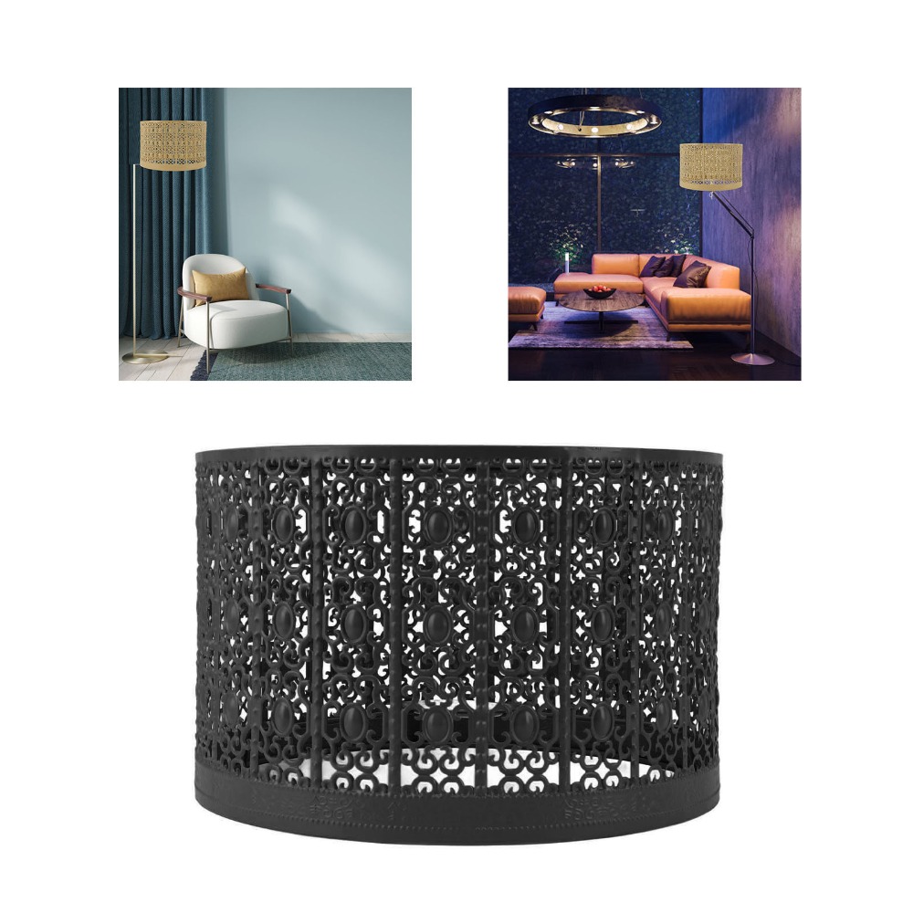 Abajur de Ferro Simples com Pa - Geometric Lamp Shade avaliação e preço