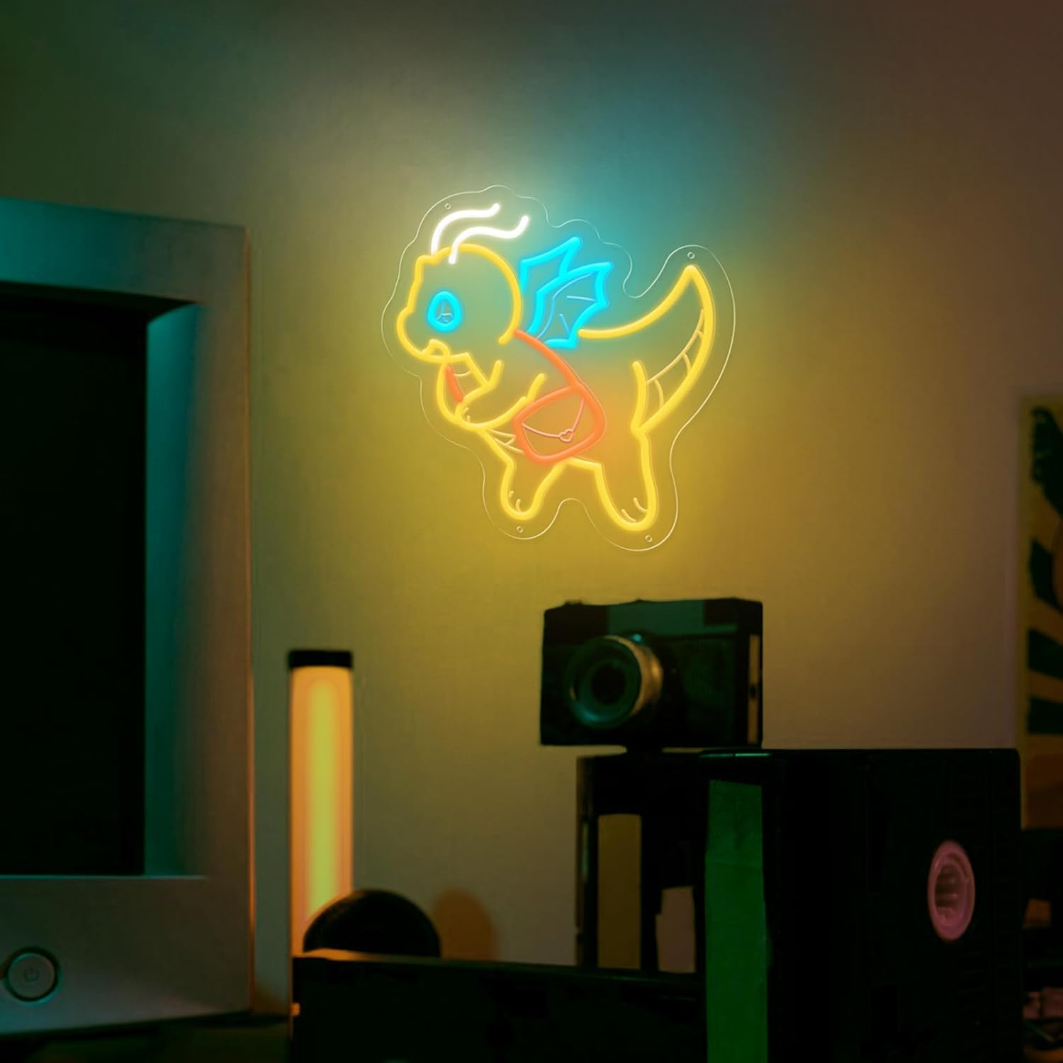Usb regulável bonito dinossaur - Outdoor Lighting Decor Ideas avaliação e preço