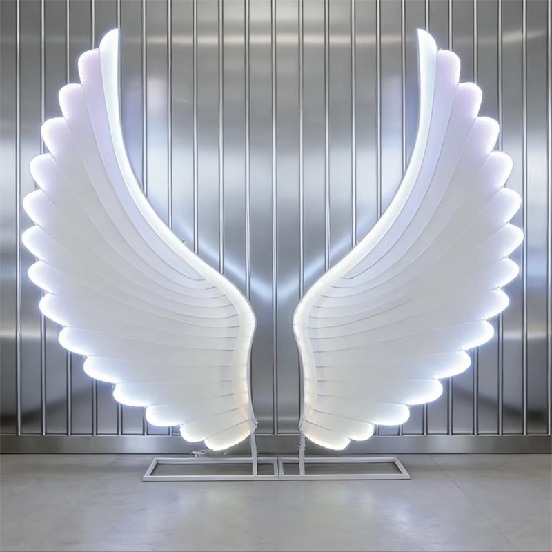 Asas de Anjo Iluminadas com LE - Lighting Decor For Wedding avaliação e preço