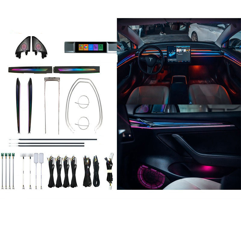 Para Tesla Model 3 Y, Modifica - Lighting Interior Decor avaliação e preço