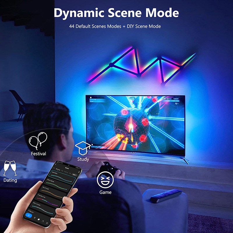 Lâmpada de parede rgb intelige - Lighting Decoration Ideas avaliação e preço