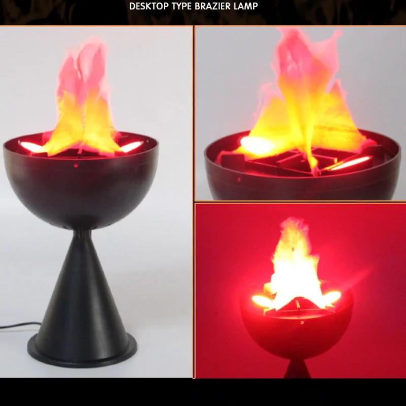 Lâmpada de Chama Falsa 3D, Sim - Lighting Decoration Ideas avaliação e preço