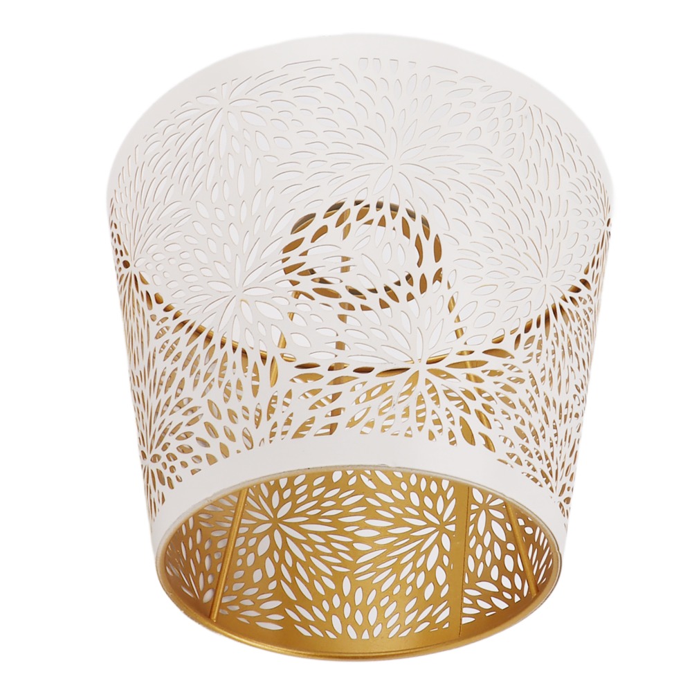 Abajur de Ferro Simples com Pa - Geometric Lamp Shade avaliação e preço