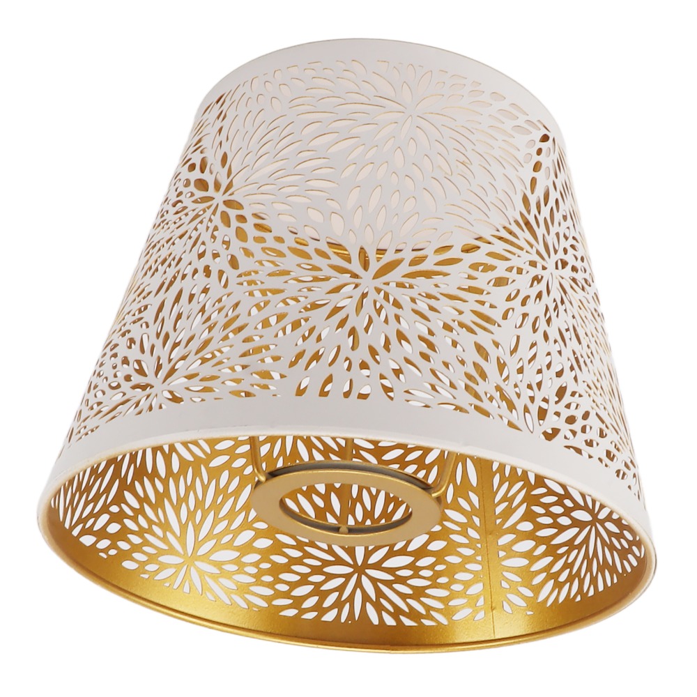 Abajur de Ferro Simples com Pa - Geometric Lamp Shade avaliação e preço