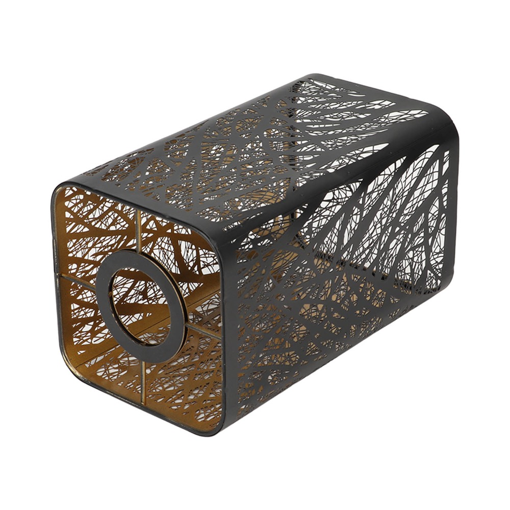 Abajur moderno de ferro com pa - Geometric Lamp Shade avaliação e preço