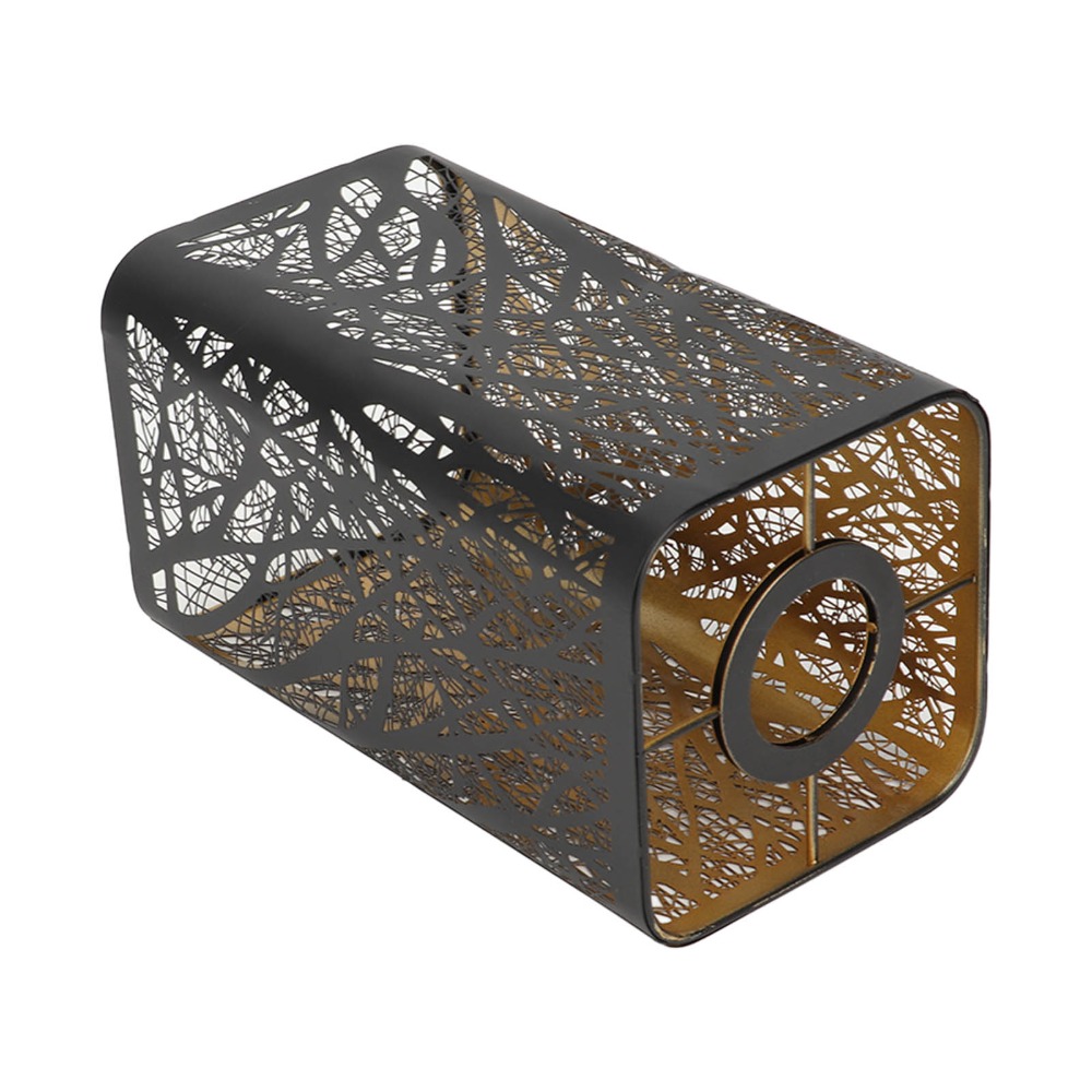 Abajur moderno de ferro com pa - Geometric Lamp Shade avaliação e preço