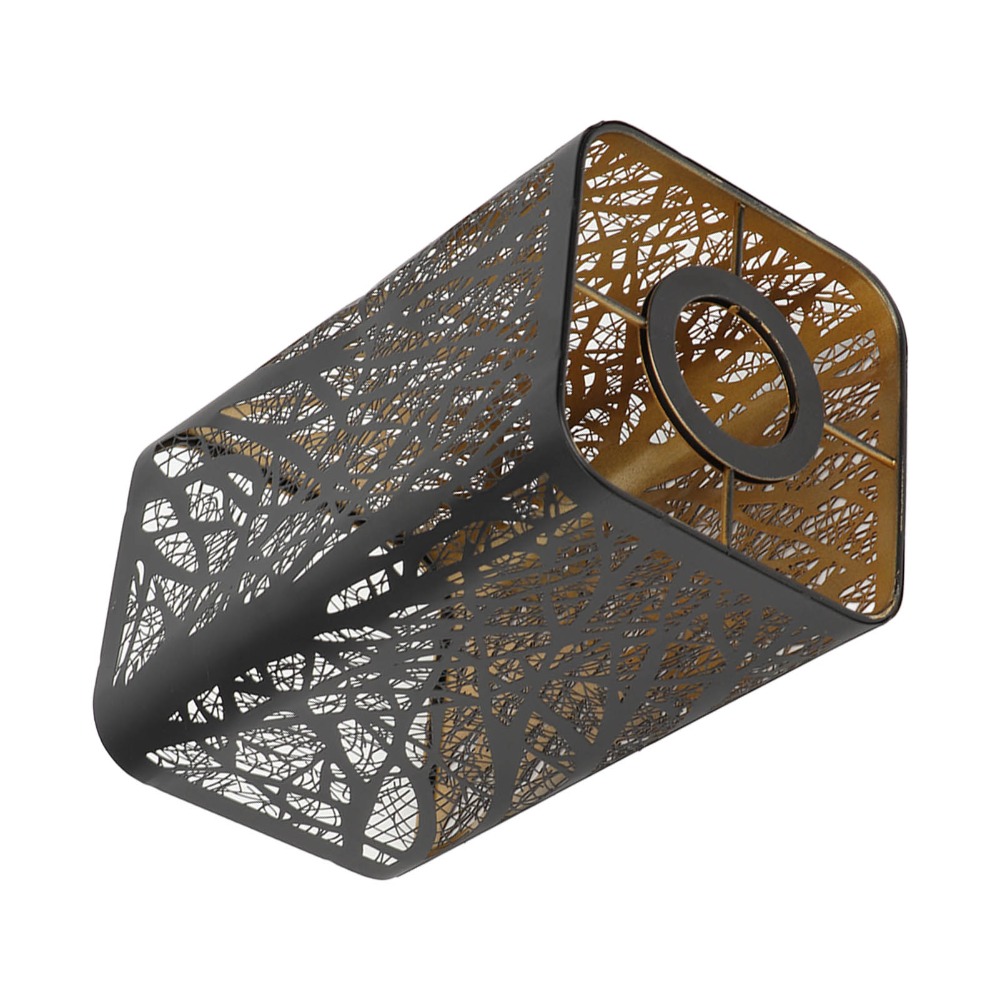 Abajur moderno de ferro com pa - Geometric Lamp Shade avaliação e preço