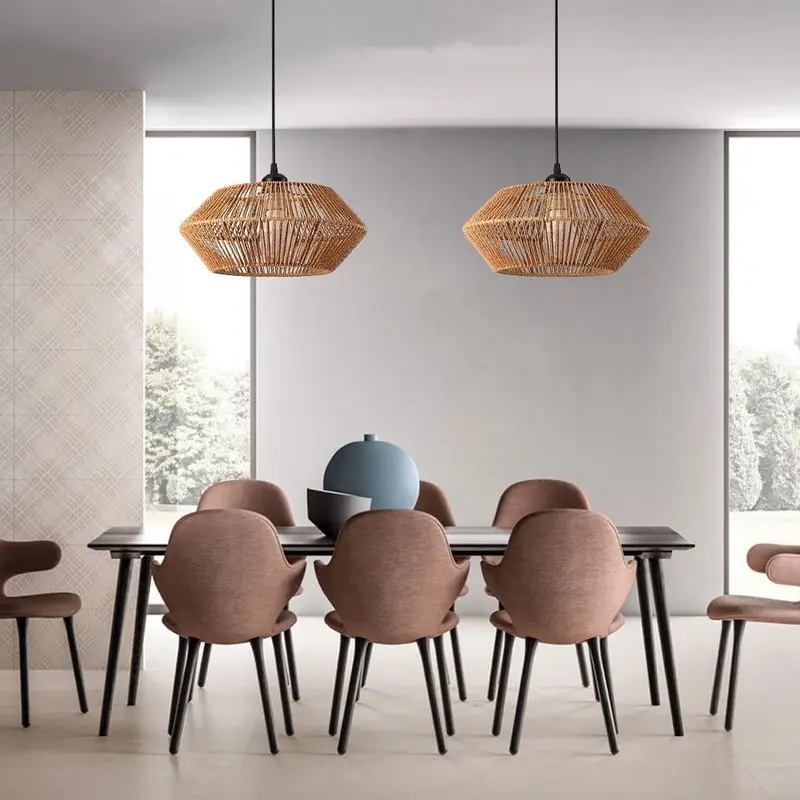 Luminária Pendente Boho de Rat - Geometric Lamp Shade avaliação e preço