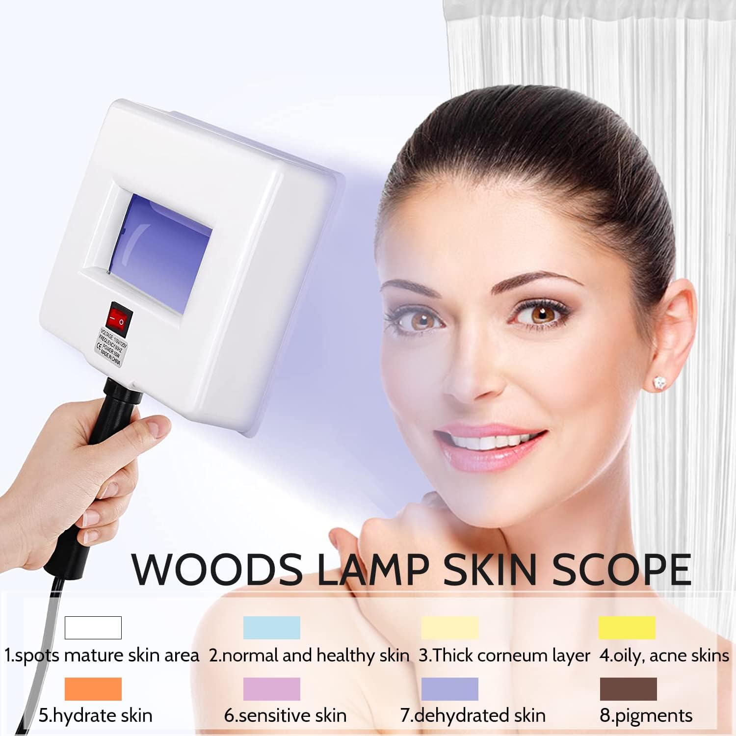 Analisador de pele de lâmpada  - Lighting Jockey avaliação e preço