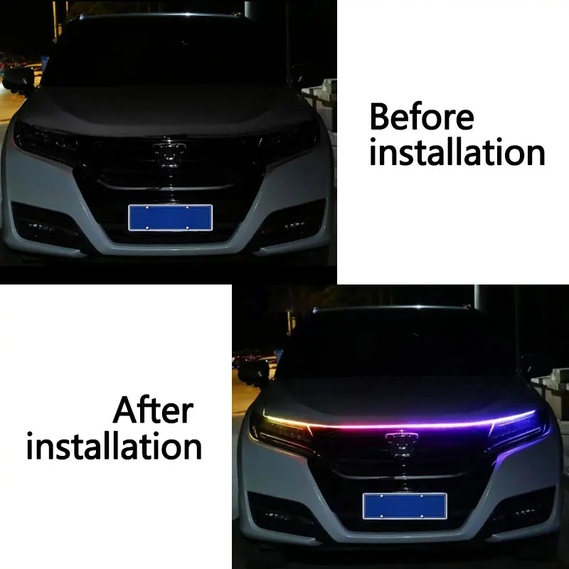 120/150/180cm capô do carro lu - Lighting Bolt Decor avaliação e preço