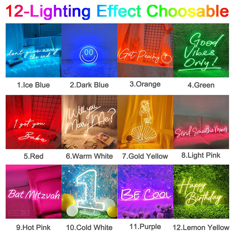 Letreiros de Neon LED Personal - Lighting Decor For Wedding avaliação e preço