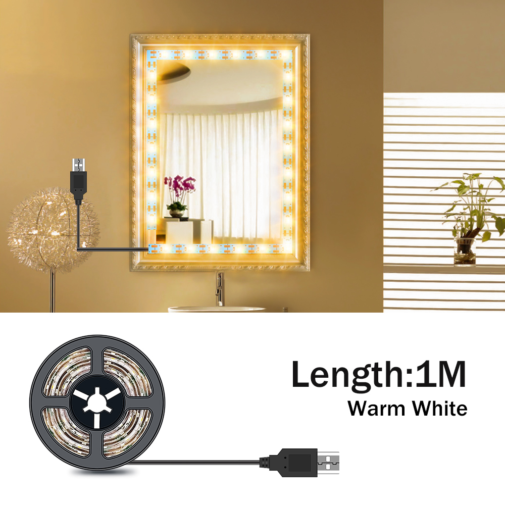 Dc5v led espelho de maquiagem  - Lighting Bolt Decor avaliação e preço