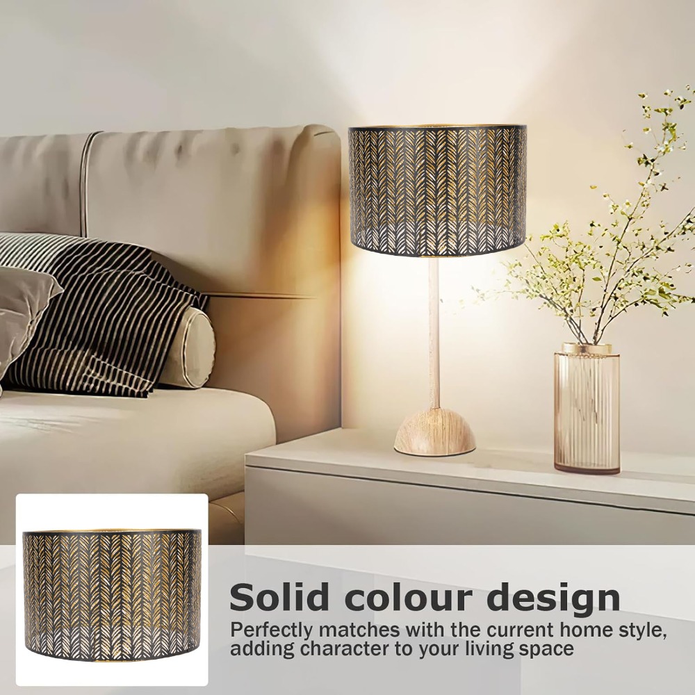 Abajur de Ferro Moderno com Pa - Geometric Lamp Shade avaliação e preço