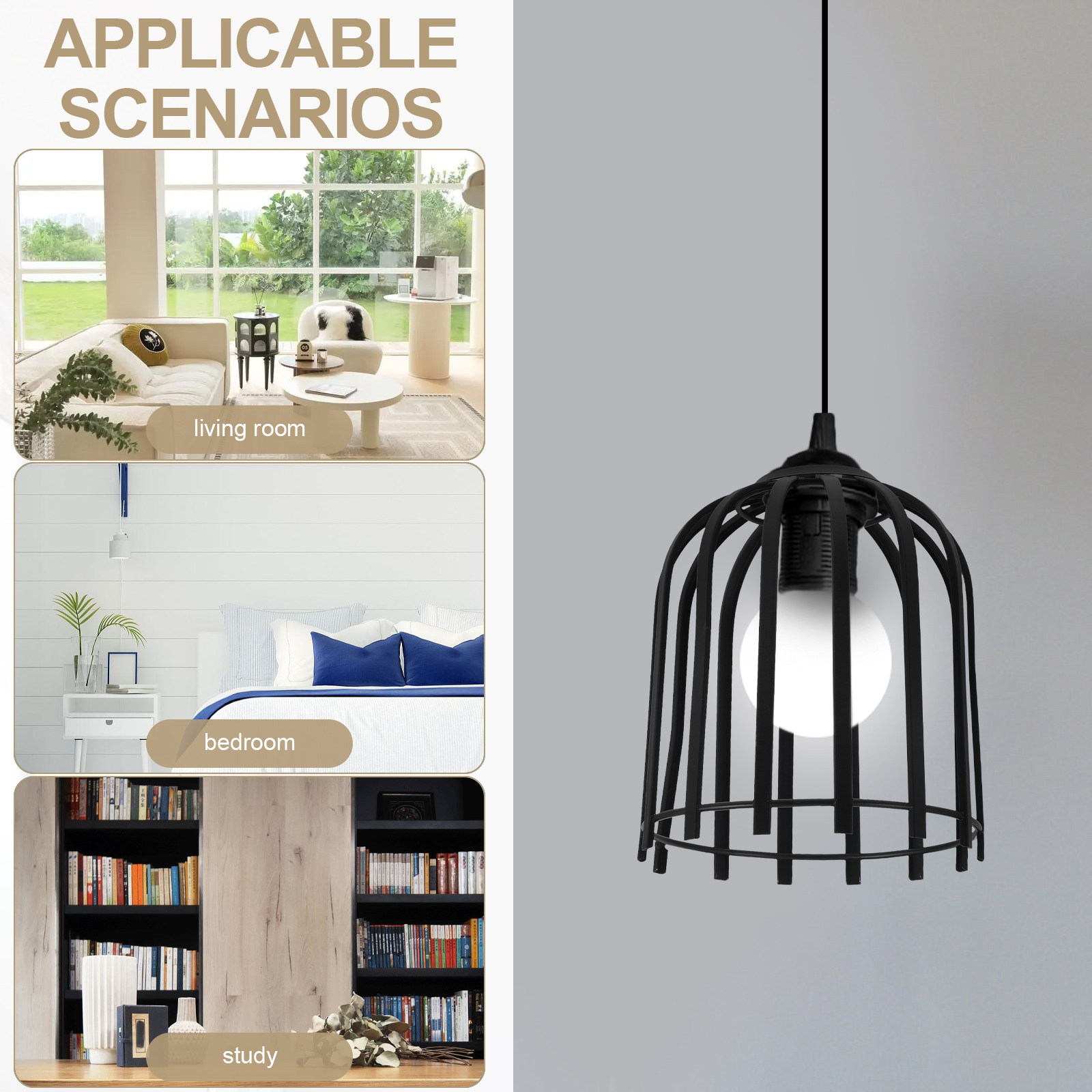 1 Peça de Luminária Pendente d - Geometric Lamp Shade avaliação e preço