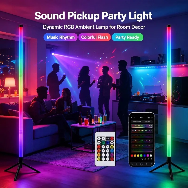 2PCS Luminária de Chão RGB de  - Home Lighting And Decor avaliação e preço