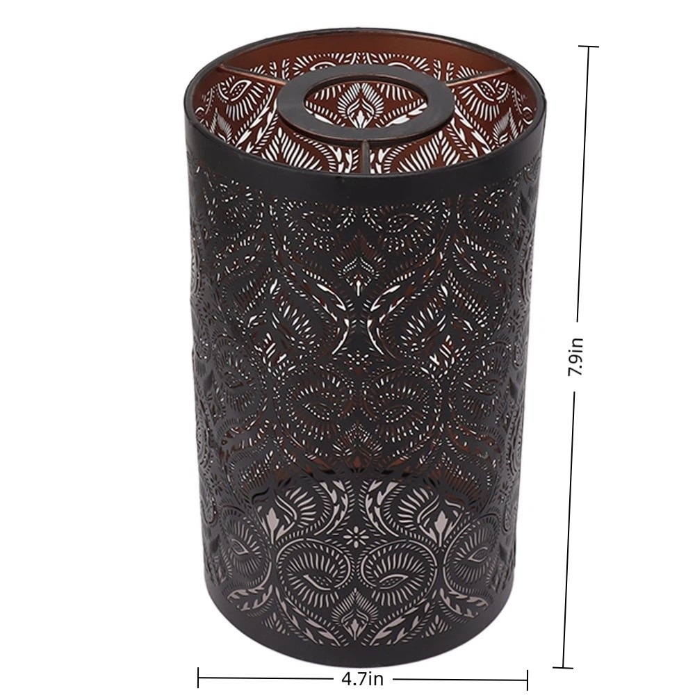 Abajur de ferro moderno com pa - Geometric Lamp Shade avaliação e preço