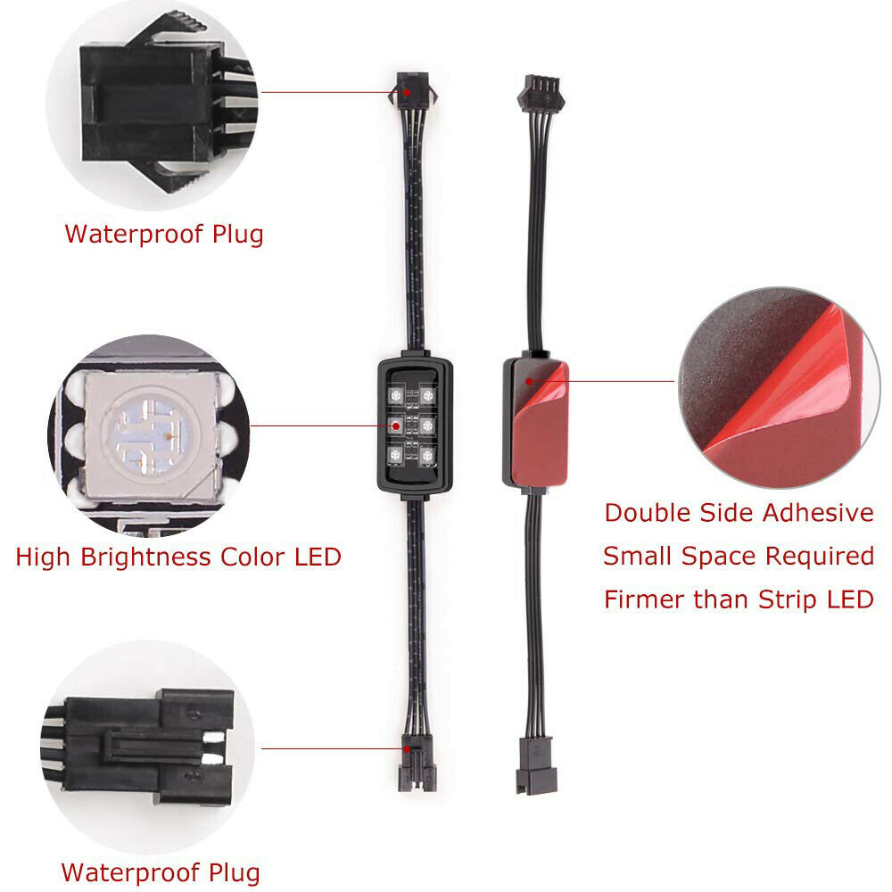 Niscarda-luzes de freio inteli - Lighting Bolt Decor avaliação e preço