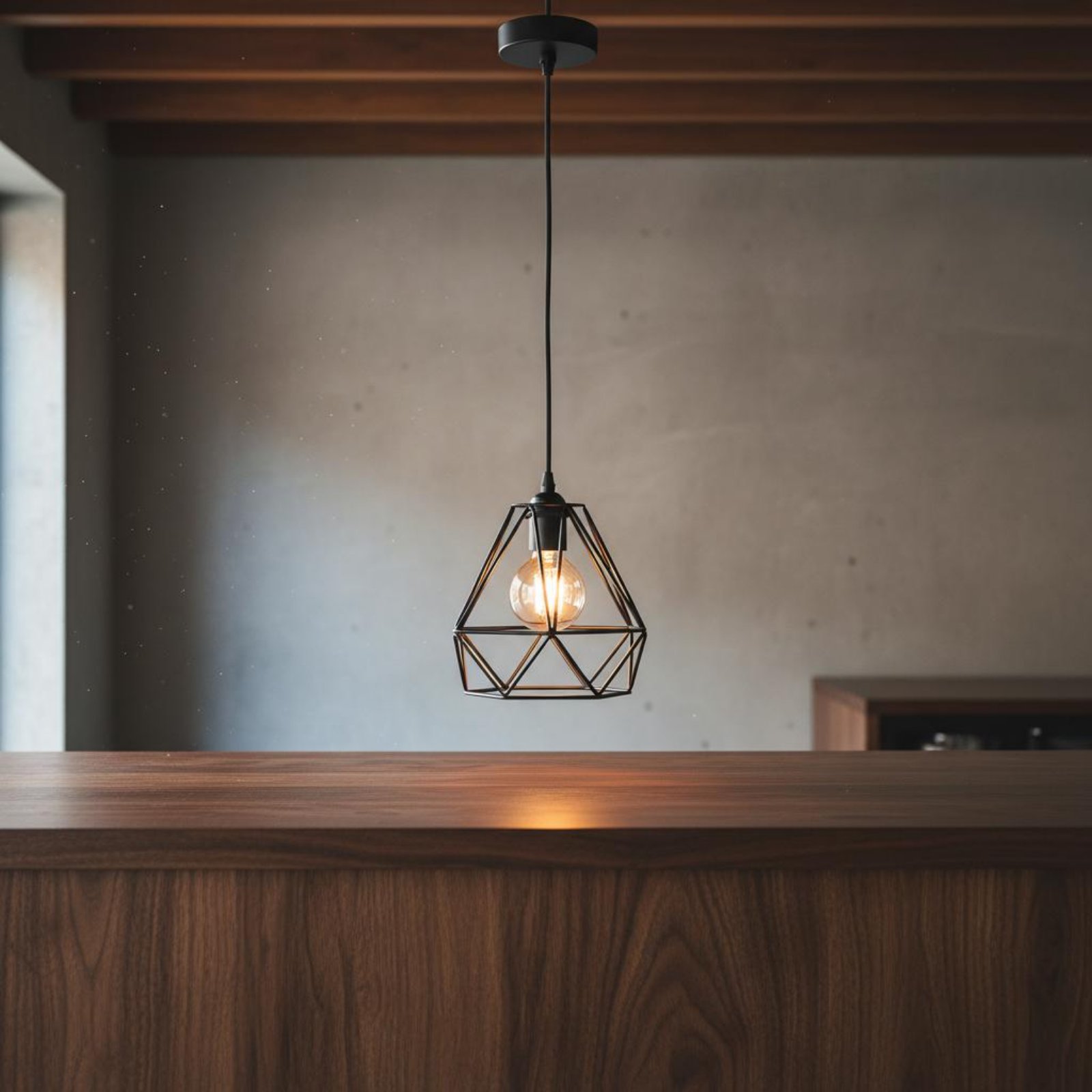 Abajur em Forma de Diamante, D - Geometric Lamp Shade avaliação e preço